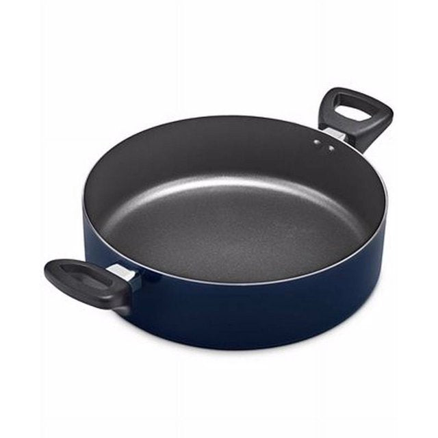 Bella 5 Piece Pan Set Nonstick  Pan with Lid Navy Blue