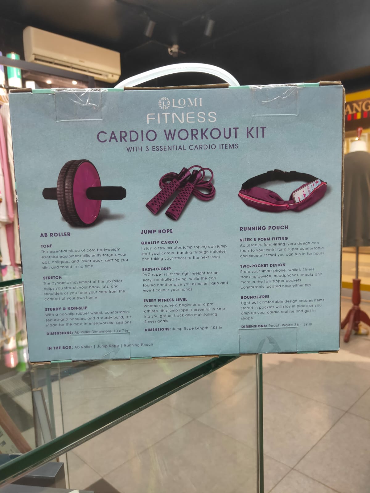 Lomi Fitness Cardio Work Out Kit