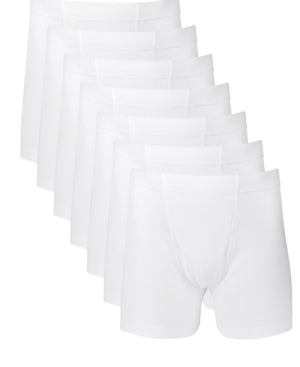 Alfani Intimates 7 Pack White Boxer Brief Underwear M