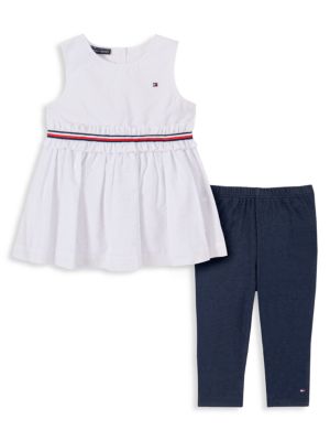 Tommy  Tommy Hilfiger Little Girl's Tunic & Legging 2-Piece Set