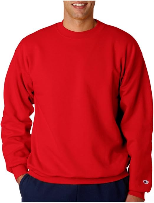 Champion Mens L Long Sleeve Crewneck Athleticwear Sweatshirt