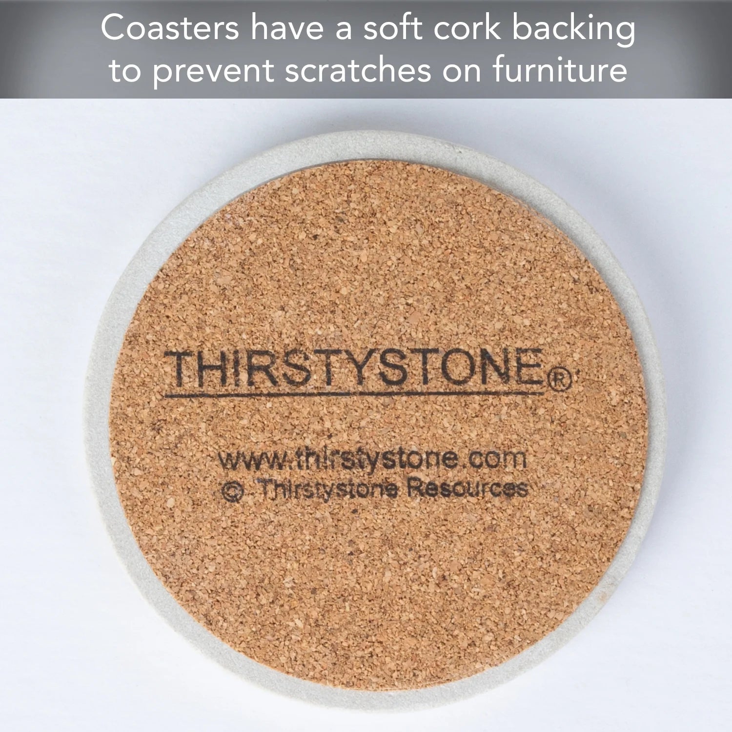 Thirstystone Natural Agate Coasters Set/4