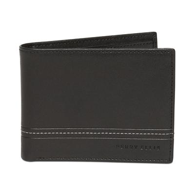 Perry Ellis Portfolio Bifold Leather Wallet