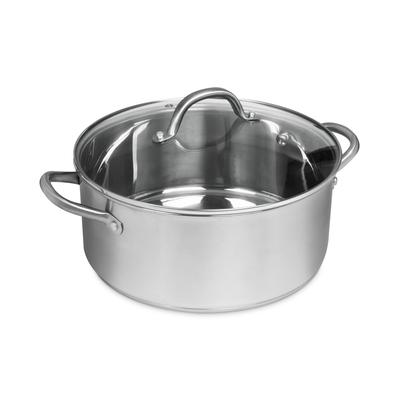 SEDONA Pro Stainless Steel 7.5-Qt. Dutch Oven with Glass Lid