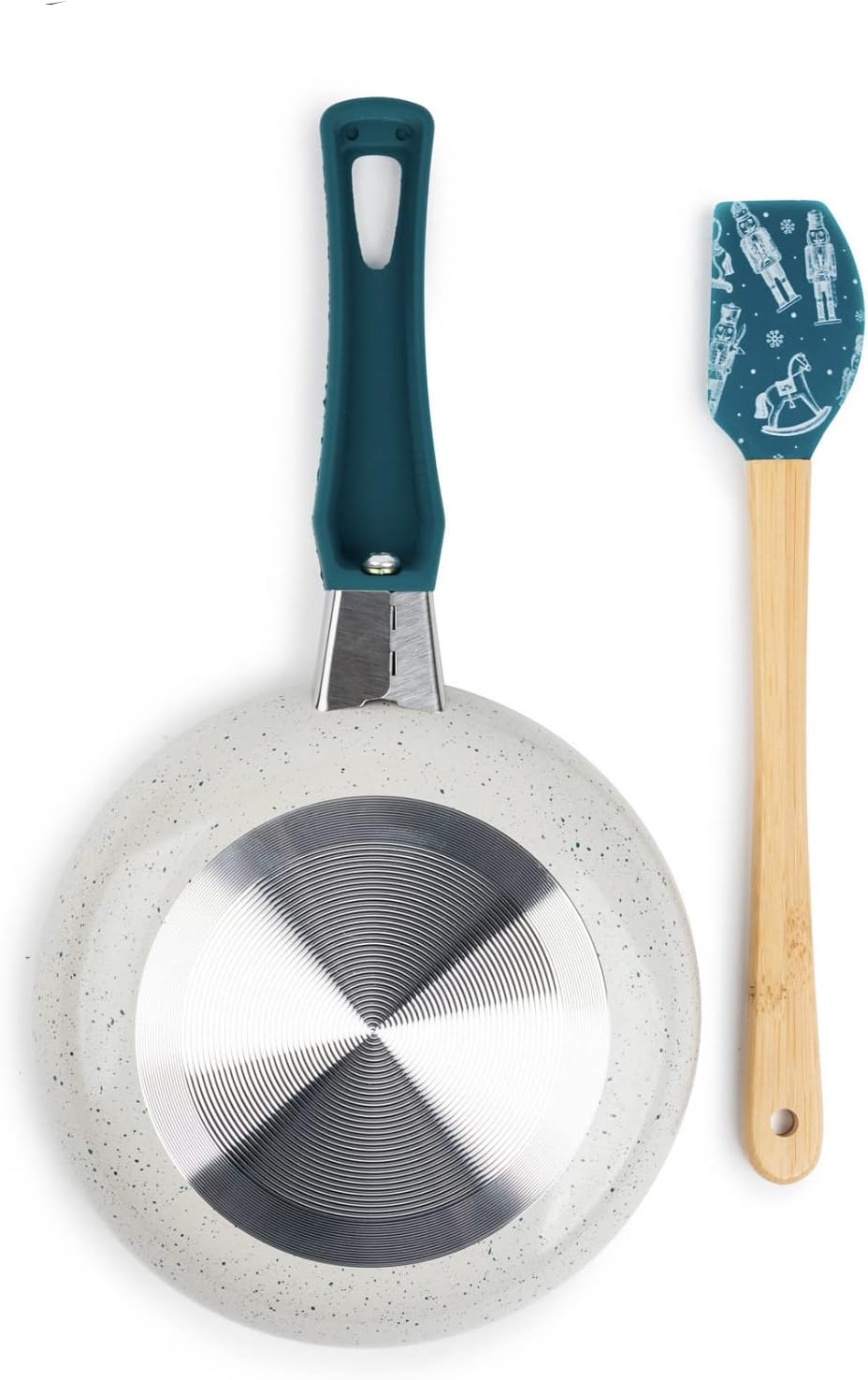 Mini Nonstick Fry Pan & Pointed spatula Set, 2 Piece